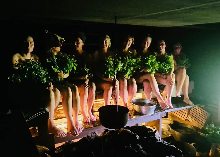 Dom wakacyjny Wiire Old Fishermans And Smoke Sauna Saulepa